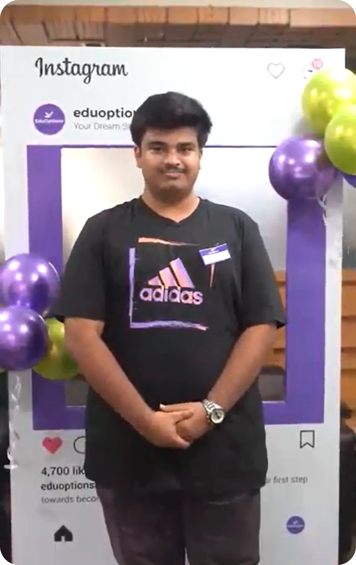 Aniket student testimonial video about studying abroad with EduOptions Germany